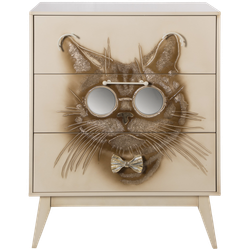 Комод Кот Саймон с 3 ящиками Айвори