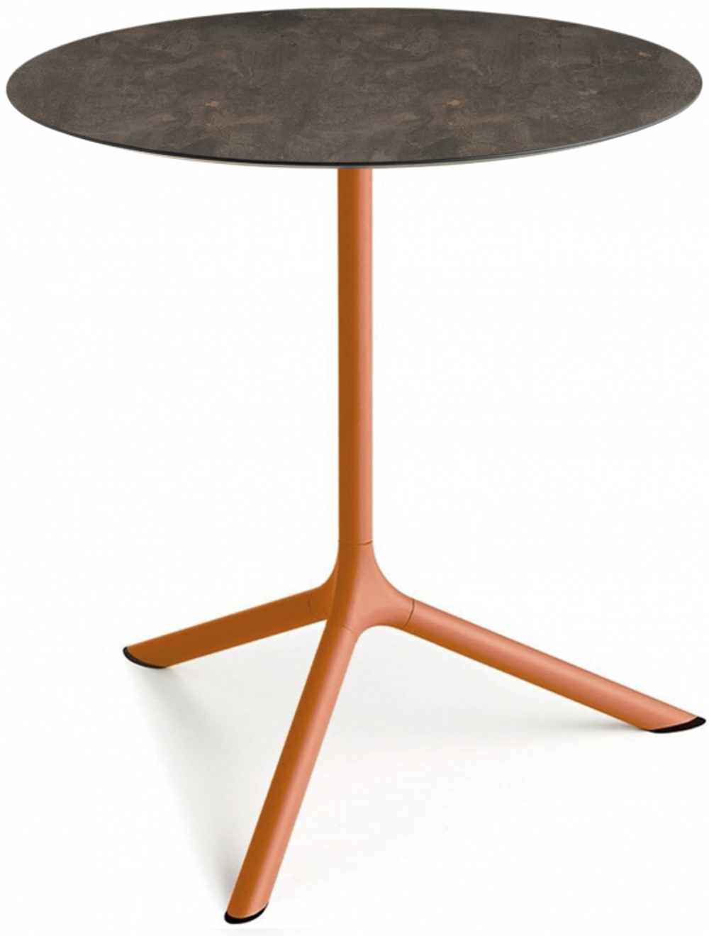 Стол ламинированный обеденный Scab Design Tripe Maxi, терракотовый, кортен