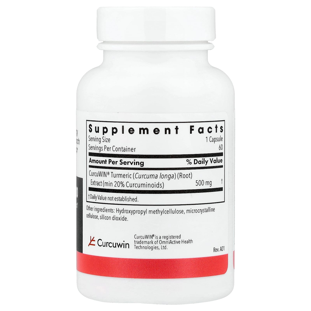 Allergy Research Group, CurcuWIN® 500, 60 вегетарианских капсул (500 мг в 1 капсуле)