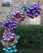 Шар (12"/30 см) Зеленый, хром 50 шт.