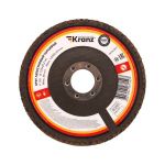 Круг лепестковый торцевой, P120, 125х22,2мм KRANZ