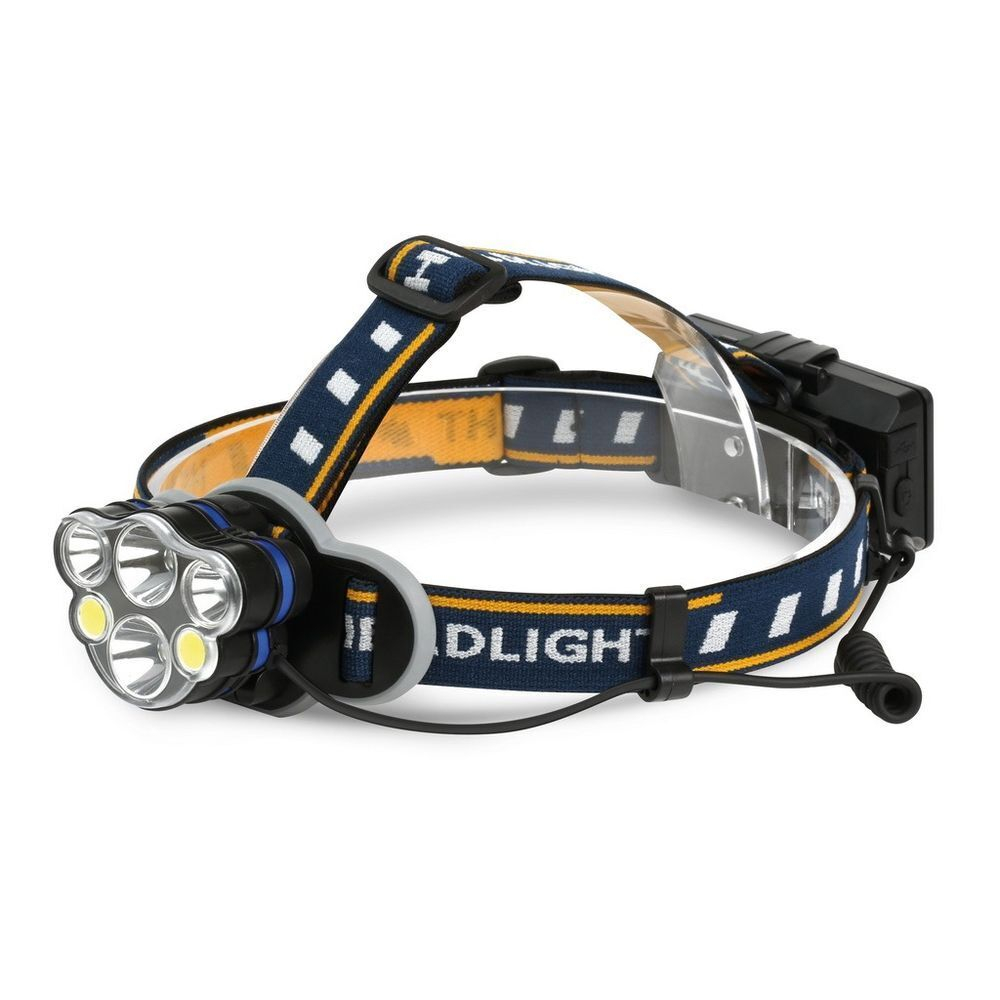 Фонарь налоб, Smartbuy, зар от сет220В, пластик, SBF-HL027