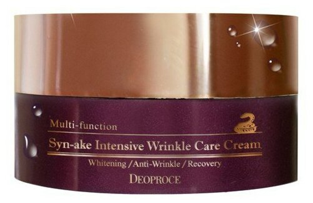 Deoproce Syn-Ake Intensive Wrinkle Care Cream Крем для лица со змеиным ядом, 100 мл
