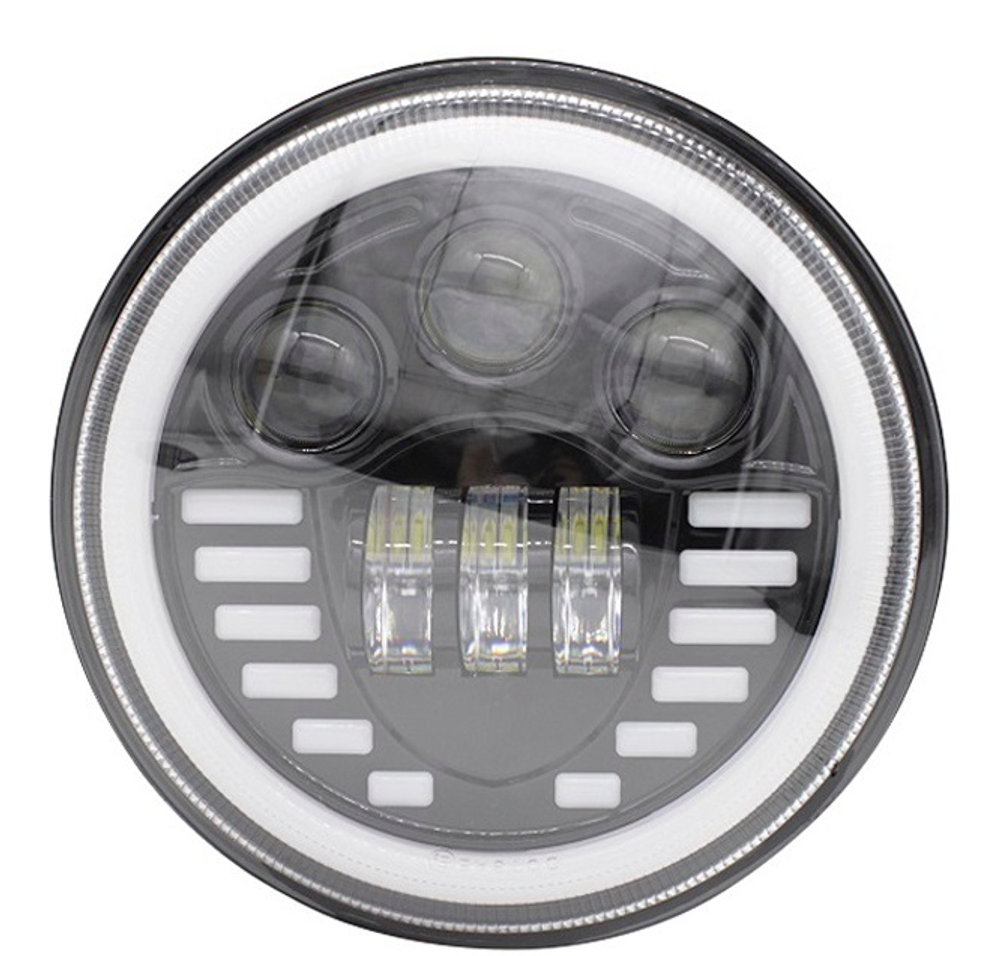 Фара LED 12-24V  7дюймов 2121Нива (Дальний+Ближ+ДХО) 60w пара NTS NV-C73-60W-W-Y