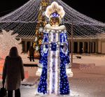 Большие светящиеся фигуры "Дед Мороз и Снегурочка серия Королевские"