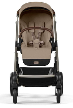 Коляска Cybex Balios S Lux TPE complete Cloud G Magic Black 3 в 1 Almond Beige с дождевиками
