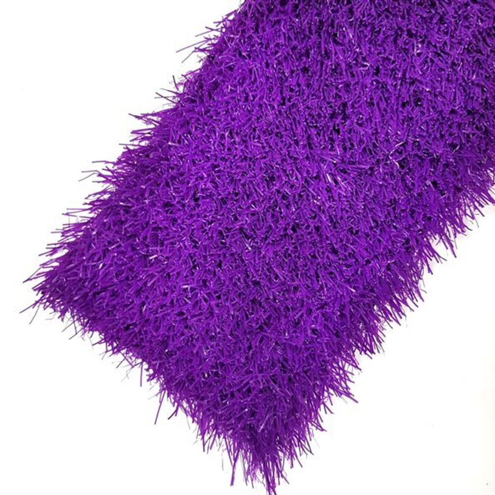 Трава искусственная "Деко" фиолетовая, ширина 2м, рулон 25м, 50 кв.м