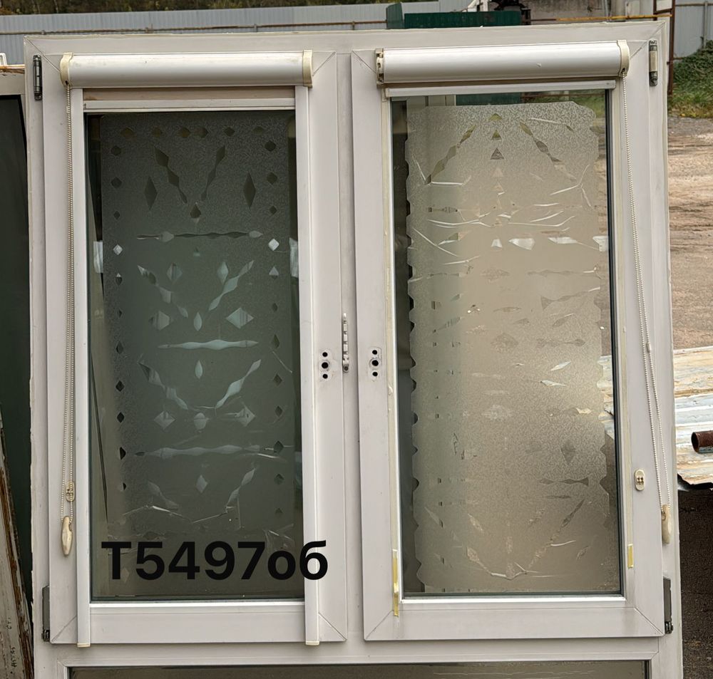 Окно Пластиковое Б/У 125(в) х 127(ш)