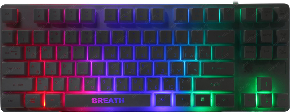 Клавиатура Defender Breath GK-184 &lt;USB&gt; 104КЛ, подсветка клавиш&lt;45184&gt;