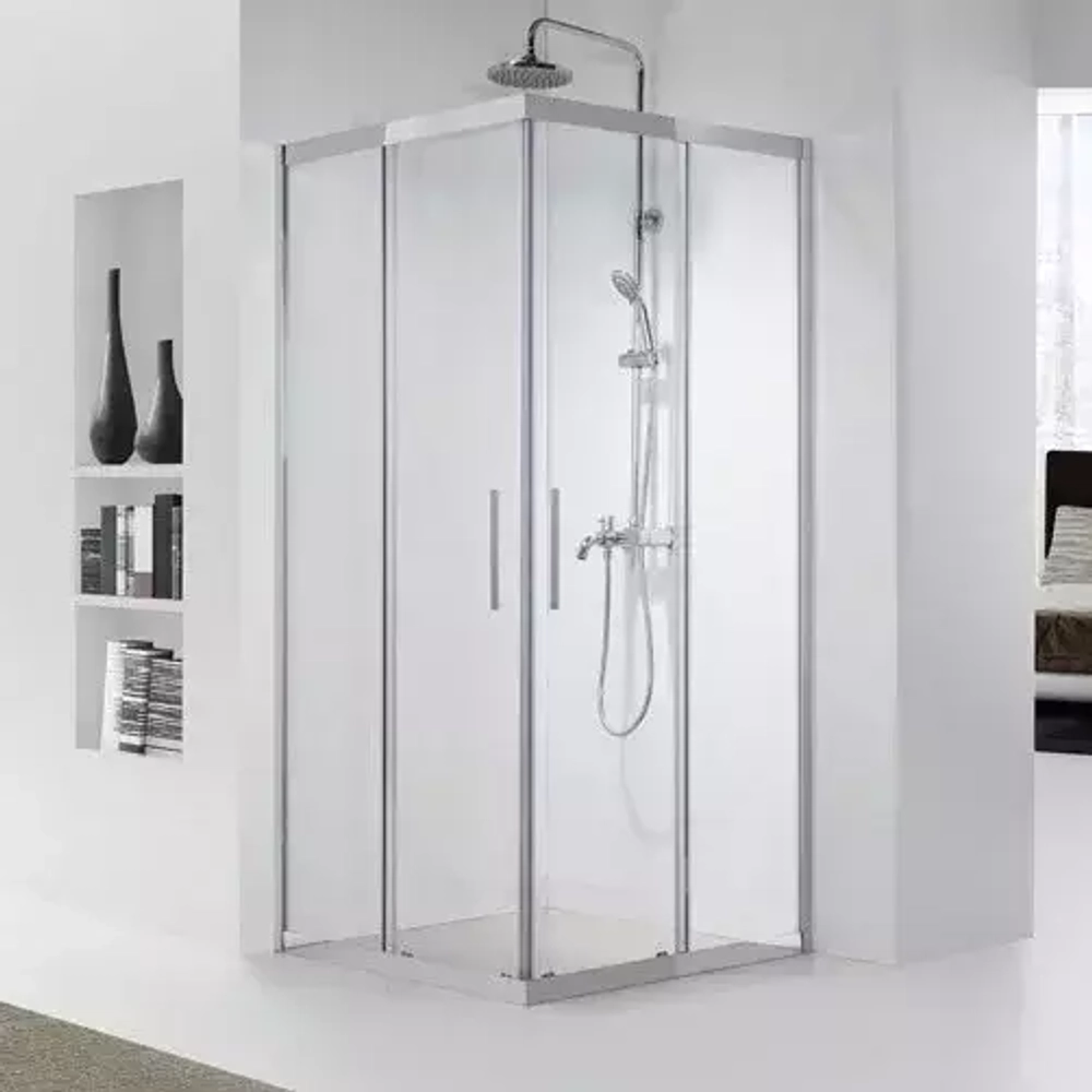 Душевой уголок Aquanet Delta Cube NPE1142 100x100, прозрачное стекло