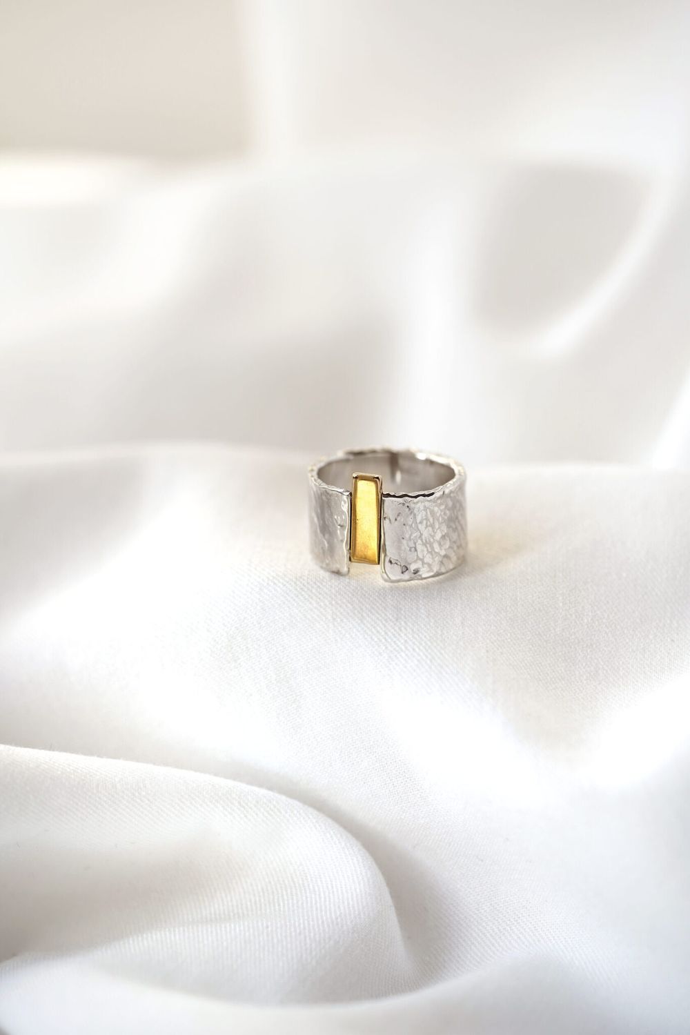 Кольцо битое L с латунью