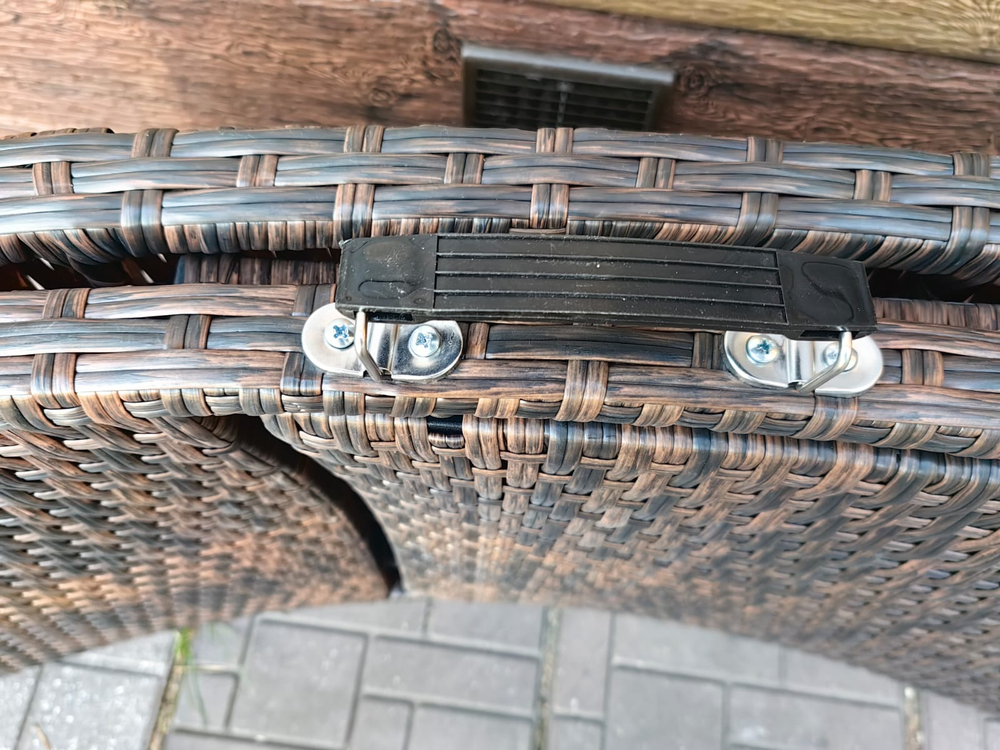 Шезлонг складной из искусственного ротанга Ливерпуль цвет Шоколад