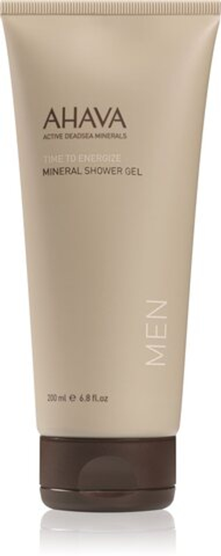AHAVA Time To Energize Men - минеральный гель для душа /   200  ml  / GTIN 0697045151233