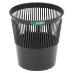 Корзина д/бумаг СТАММ сетчатая черный пластик 9 л