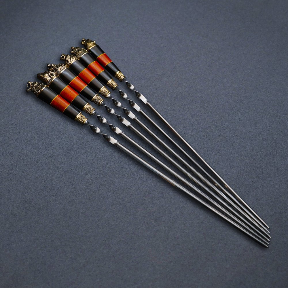 Подарочный набор шампуров "Трофейный"