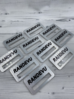 Бейдж металл 70х40мм с окном