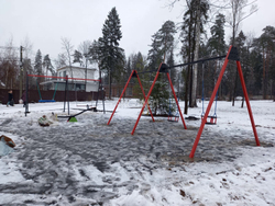 Монтаж уличных качелей Sv Sport Maxi х 2