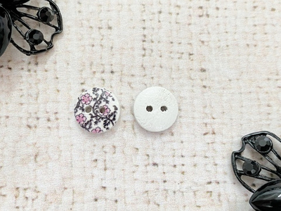 Пуговицы, 2 прокола, d 11 мм