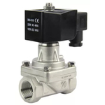 Two way normally closed Semi-direct acting electric solenoid valve Elephant DHP21-S-НЗ SS304 G YS-018 24V, body material - stainless steel AISI 304, seal - PTFE