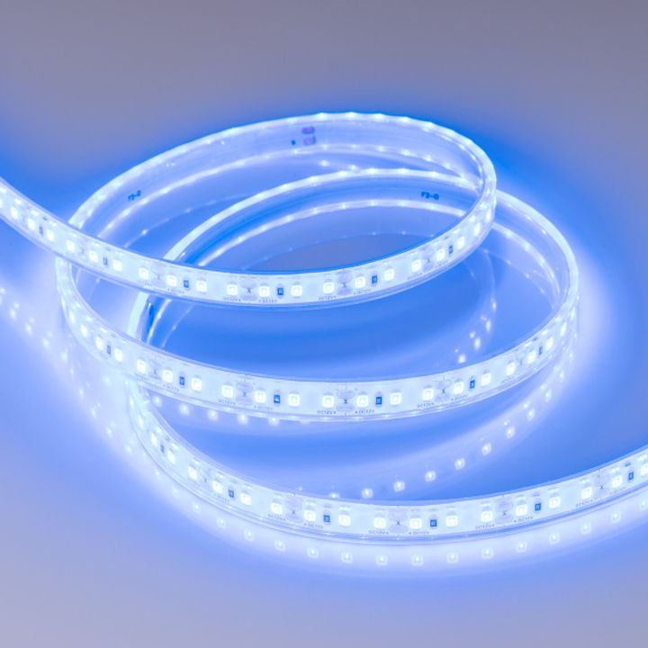 Светодиодная влагозащищенная лента Arlight 14,4W/m 120LED/m 2835SMD синий 5M 032079
