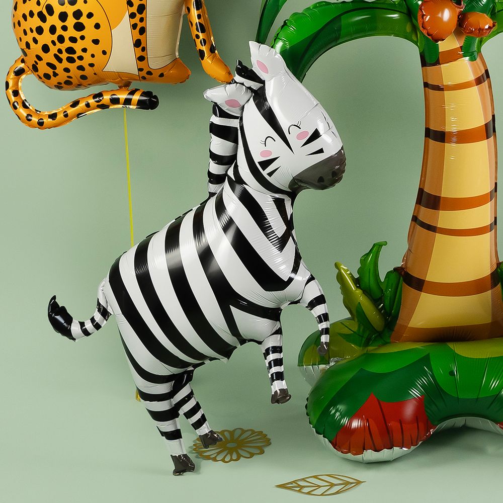 Шар (34''/86 см) Фигура, Зебра, 1 шт.