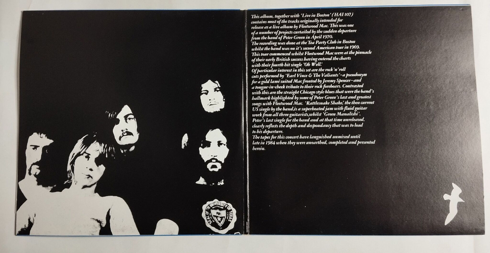 Винтажная виниловая пластинка LP Fleetwood Mac Cerulean (UK 1985)