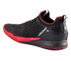 Мужские кроссовки теннисные Head Endure Pro Boa - black/red