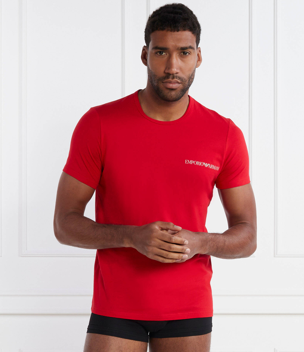 Футболка 2шт. Emporio Armani - красный(111267 4R717)