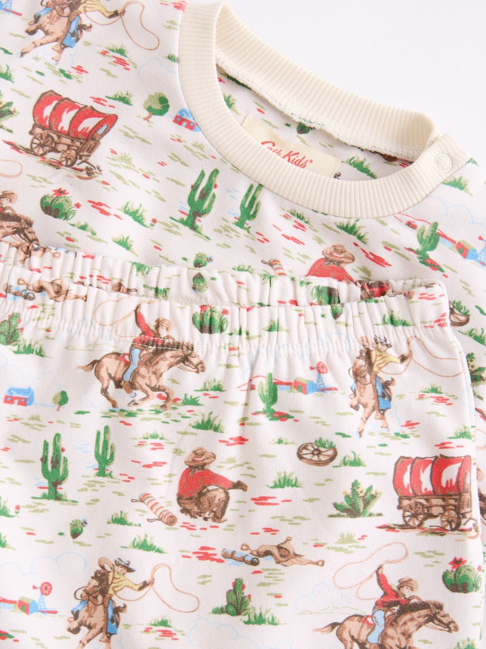 Свитшот и легинсы в комплекте для малышей Next B07-350, Кремовый