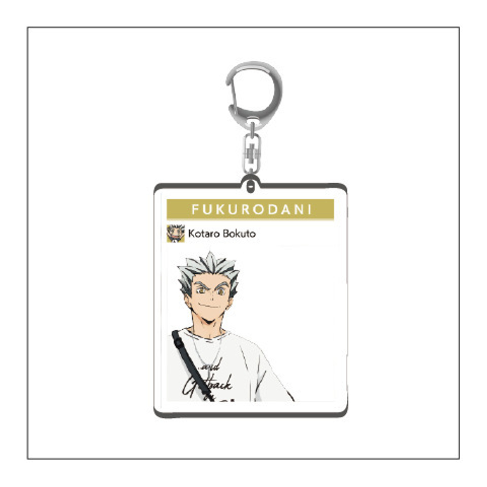 Брелок квадратный "Волейбол / Haikyu!!"