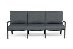 "Крокус" лаунж-зона 5-местная из алюминия, цвет темно-серый