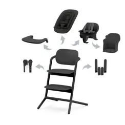 Стульчик Cybex Lemo 4-in-1 Set Stunning Black