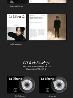 Альбом LIBELANTE - LA LIBERT 1st Mini Album KIM JI HOON Version