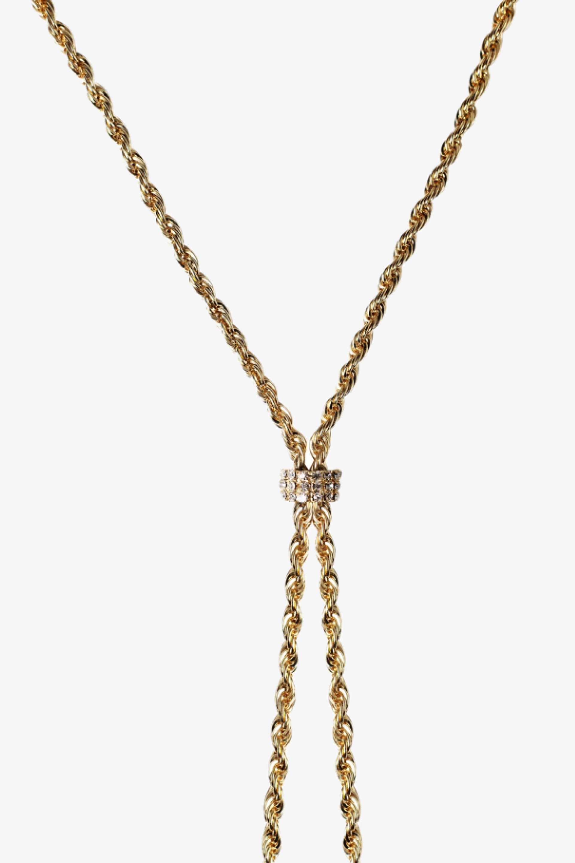 Колье с кисточками и кристаллами