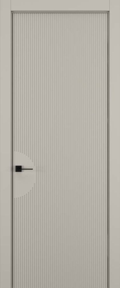 Дверь 6 VERTICAL Матовый Серый шелк