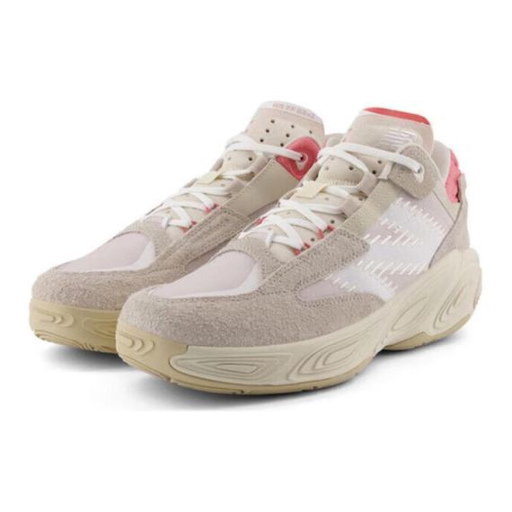 New Balance NB Святой Пена X Вонго V5 Баскет-Болонские кросовки Низки Корриды Пудра Юнисекс