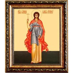 Мария Азийская мученица, дева. Икона на холсте.