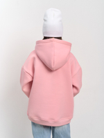 Толстовка с капюшоном для девочки  "Basic" розовый