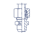 Соединение W DL08 (в сборе, нерж.)