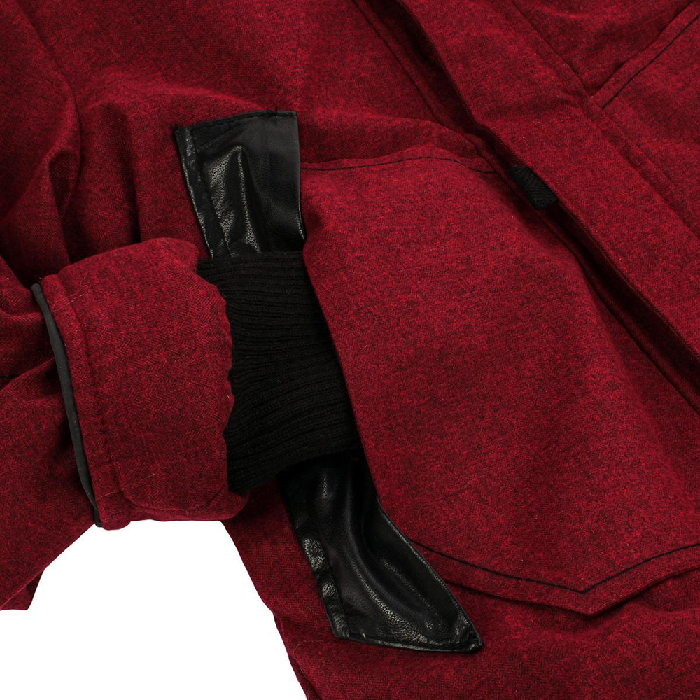 Куртка Торес 300 гр. р.6 (122) бордовый меланж/черный