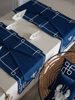 Дорожка на стол navy story из коллекции sea treasures, 45х150 см