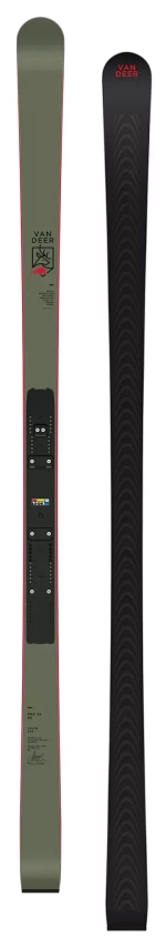 VAN DEER спортцех гигант GS WORLD CUP 183 см R25 с платформой R22 WC ( R-25 м) без креплений/ с креплениями SPX 15/ с креплениями SPX 12