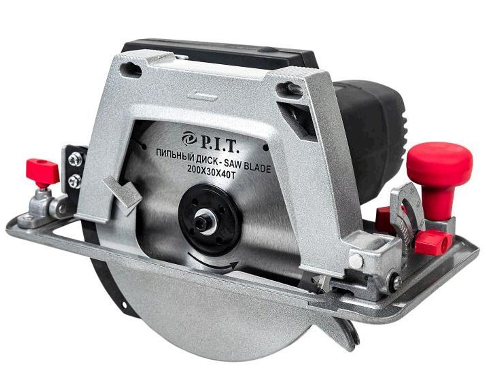 Пила циркулярная РKS200-С Мастер (2000Вт, 200диск,5500об/мин. гл.пропила 70мм,стац-е крепл.)  P.I.T