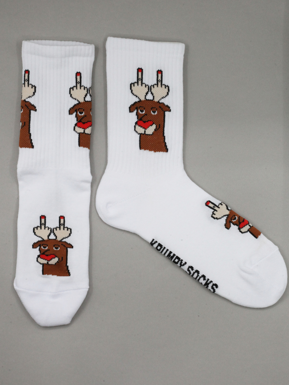 Носки НГ р.40-45 "TxT" Олень с рогами