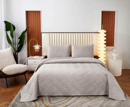 Покрывало 240x260 Sofi De MarkO Армандо светло-серое