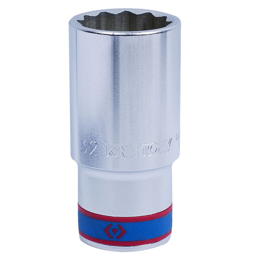 KING TONY (623032M) Головка торцевая глубокая двенадцатигранная 3/4", 32 мм