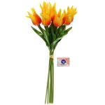 Цветы искусственные «Natur» 37см Тюльпаны 7шт желтые