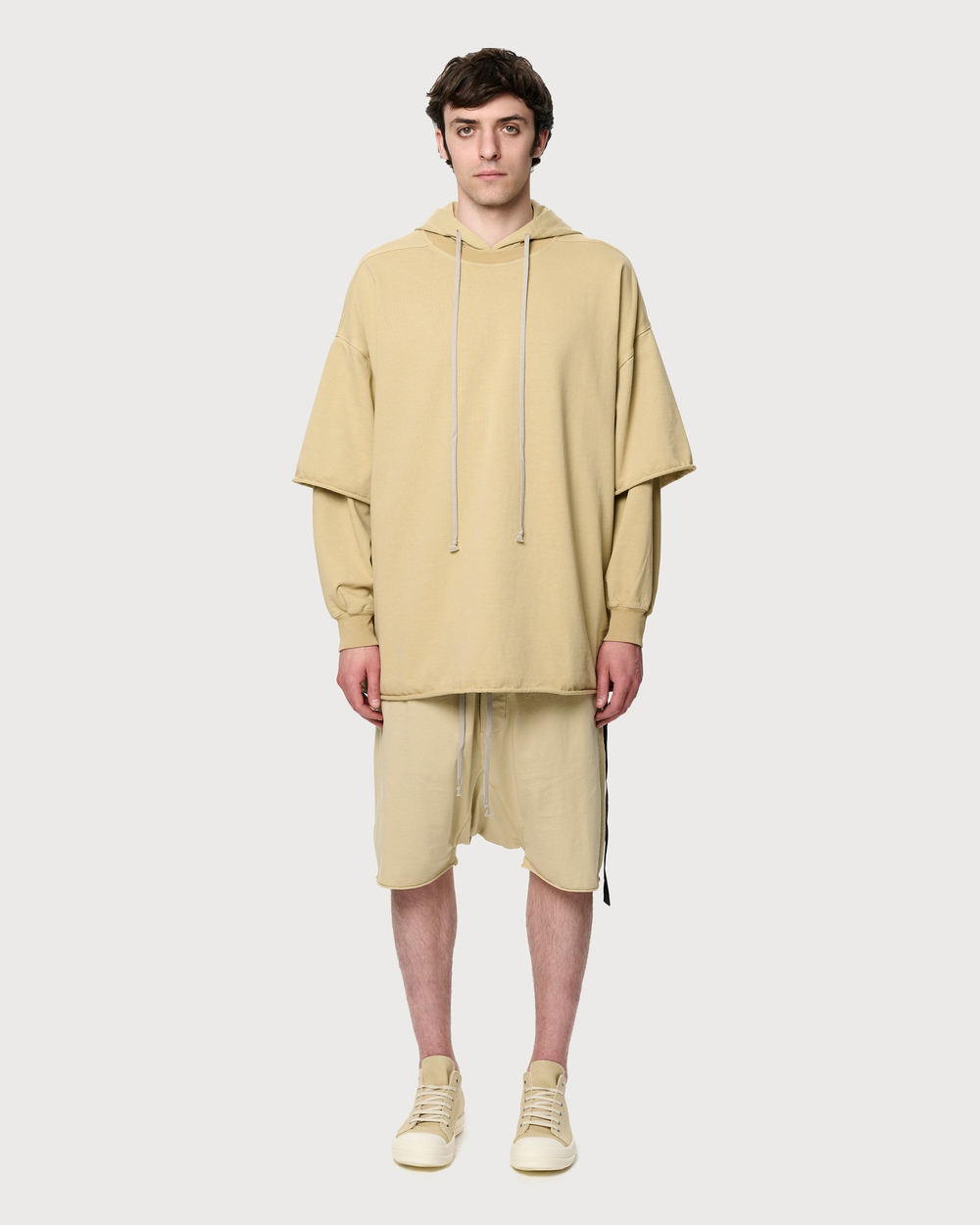 RICK OWENS DRKSHDW ХУДИ БЕЖЕВАЯ HOLLYWOOD TOMMY HUSTLER
