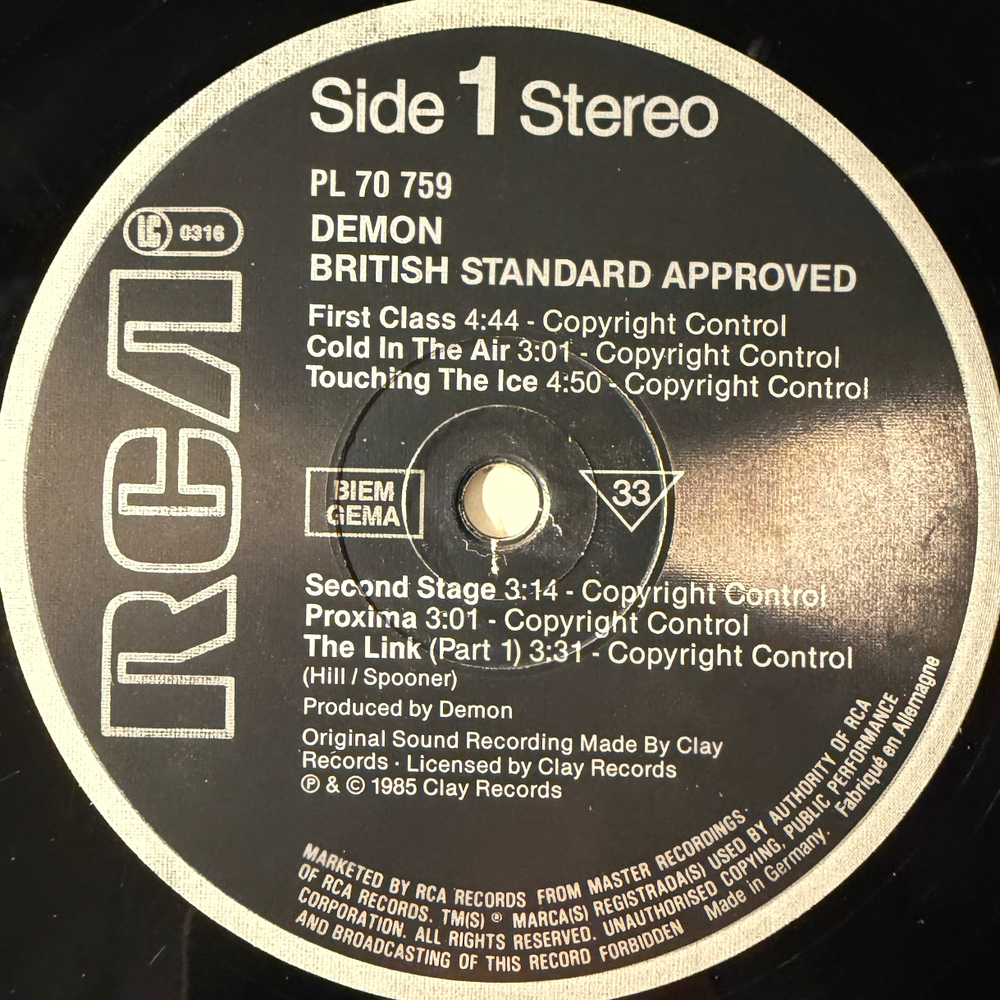 Demon – British Standard Approved (Германия 1985г.)