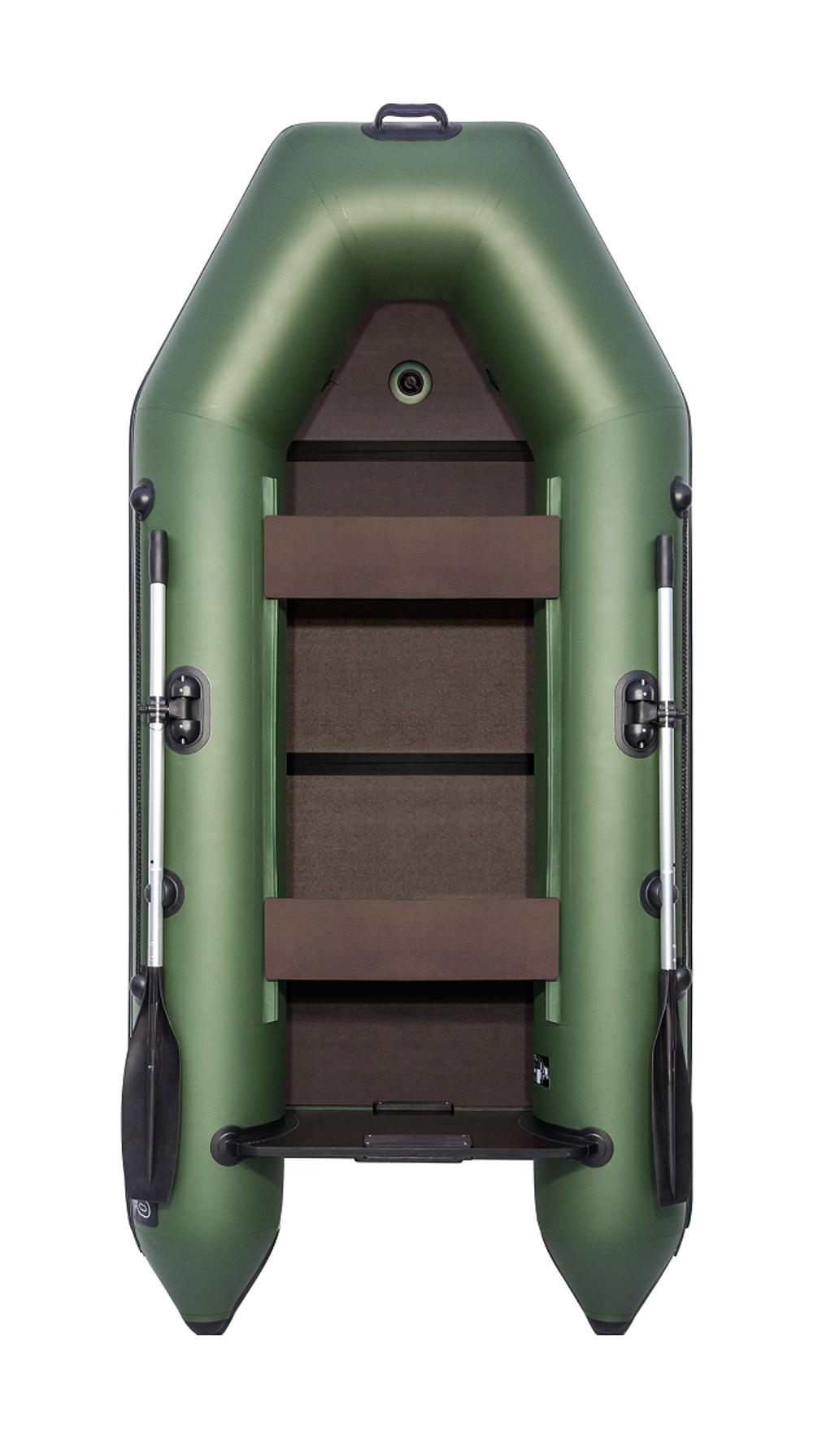 Аква-2800 СК слань+киль зеленый (лодка пвх под мотор)